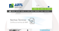 Desktop Screenshot of abtl.org.br